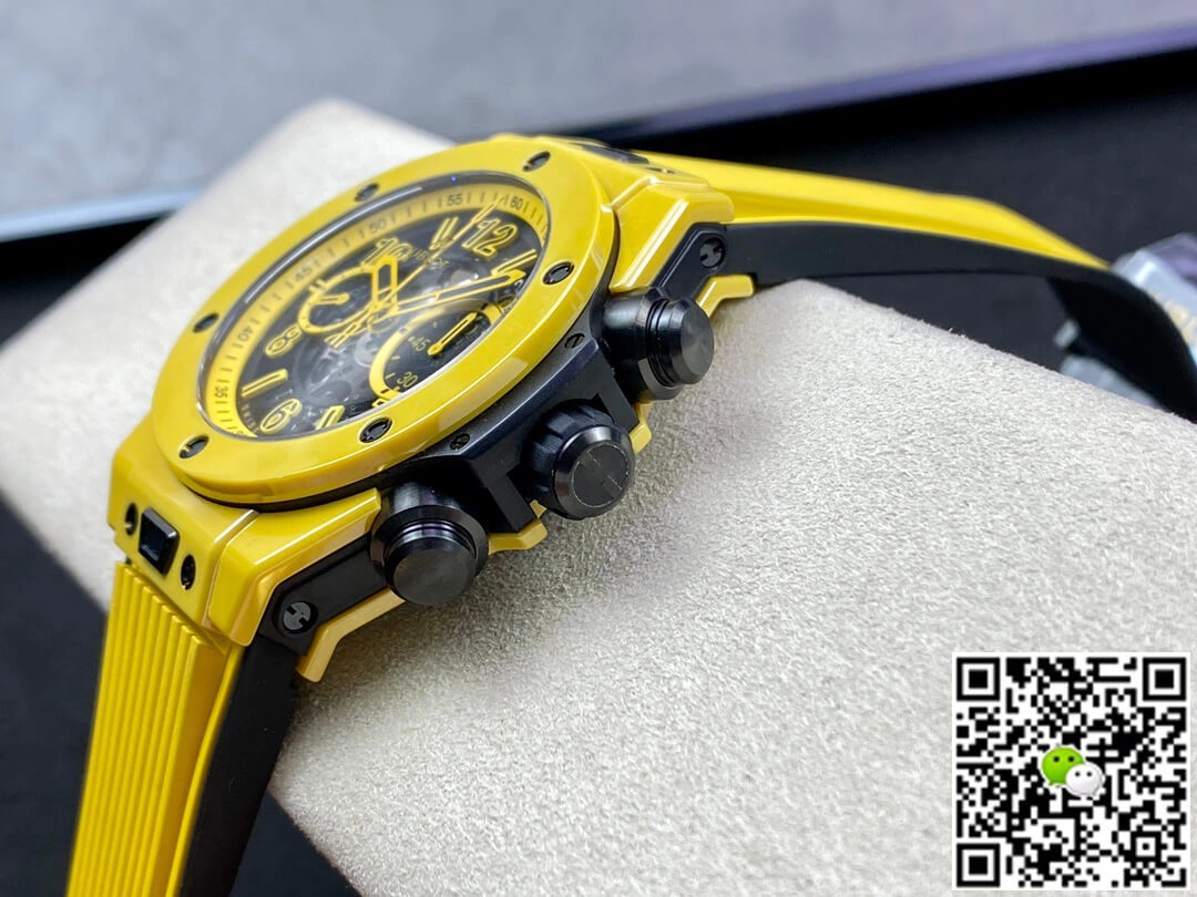 Hublot BIG BANG Unico 441.CY.471Y.RX ZF Factory 1:1 Best Edition Replica Watch Yellow Ceramic Case